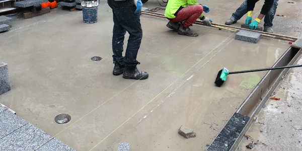 Paving Mortars and Grouts in modular pavements - workmanship